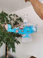 Kinderlampe / Lampe Flugzeug Biplano