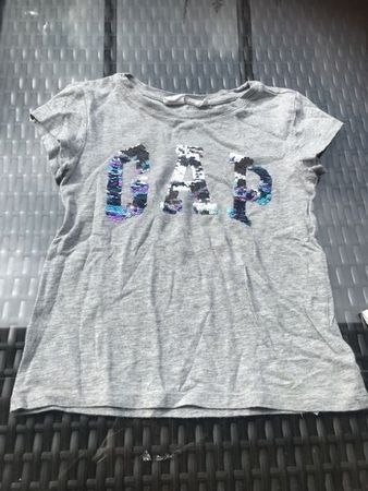 Mädchen GAP Pailletten T-Shirt 104/110