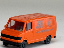 Wiking Mercedes 207 Kasten Barg Betontechnik orange