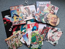 Manga/Anime Merchandise Set Extras DVD Poster Postkarten