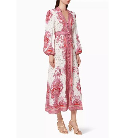 Zimmermann Linen Midi Dress 