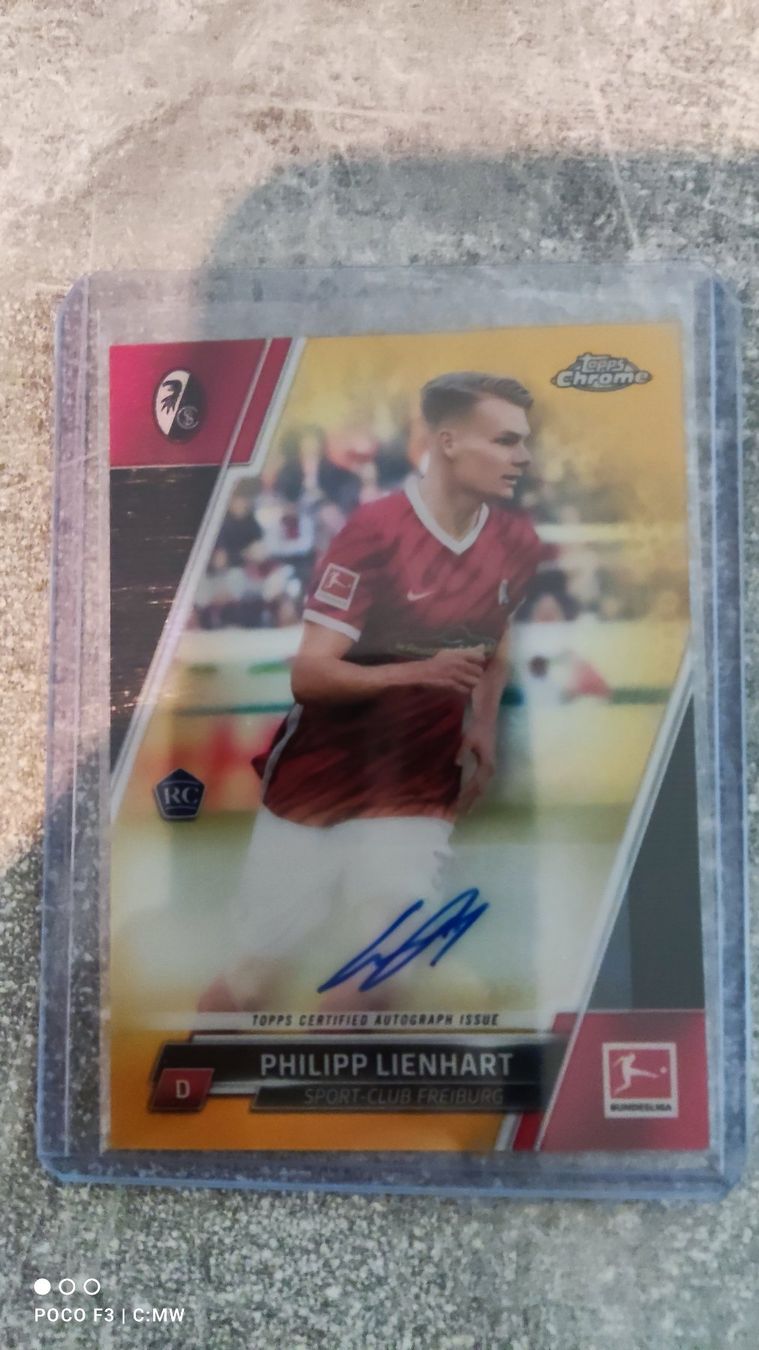 Topps Carte collezionabili: Topps Chrome 21/22 Philipp Lienhard /50 mit Auto RC Gold Ref – Usato da St. Gallen venduto da RudyundFloydCards