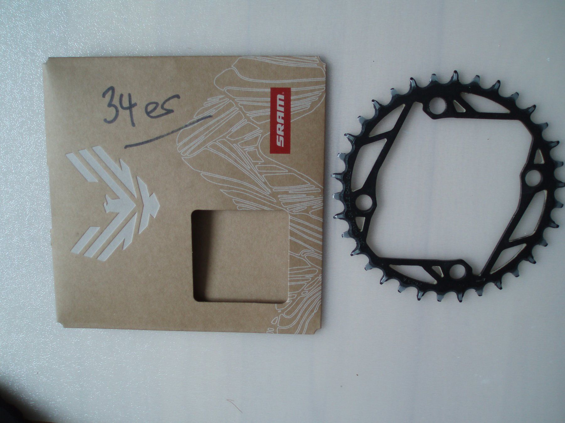 Sram Ersatzteile: SRAM Kettenblatt T-Type 34 Zähne – Gebraucht aus Oberstammheim von Bikescout