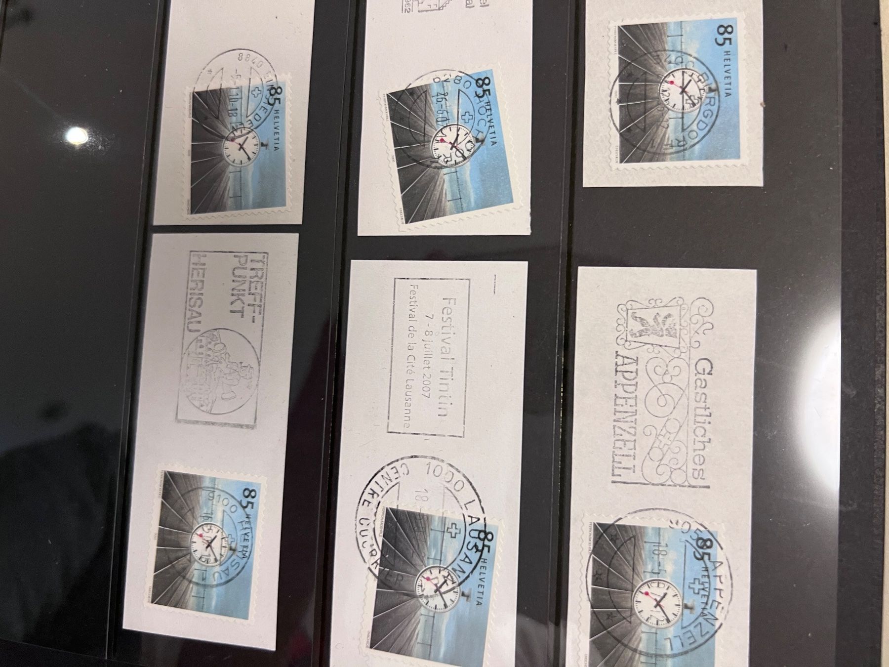 Tutti i francobolli: Briefmarken-Album Schweiz ab 1.- – Usato da Burgdorf venduto da Meltusia 2