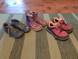 3 Paar Kinderschuhe Gr. 30 | Camper, CMP | Leder & Outdoor