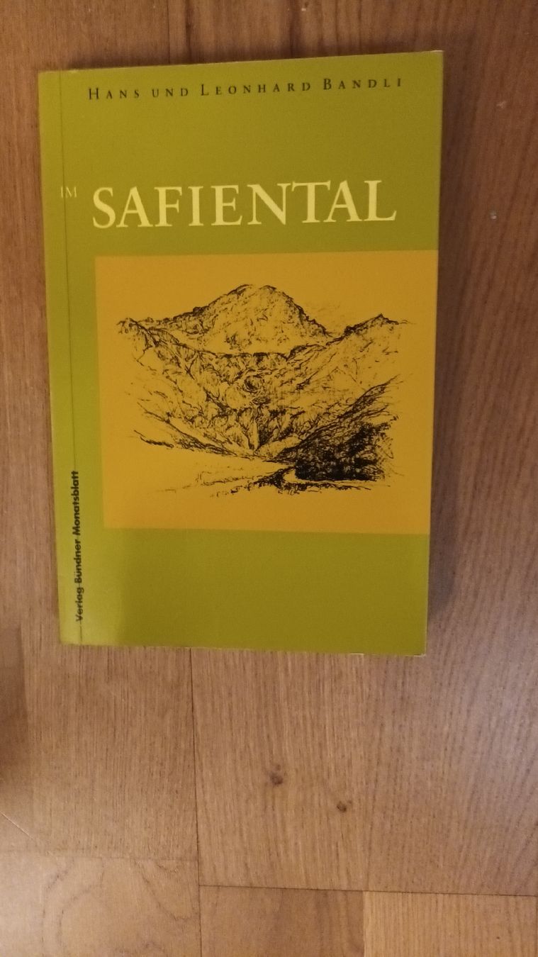 Livres: Buch über das Safiental – Neuf (Voir description) à chur par erika025
