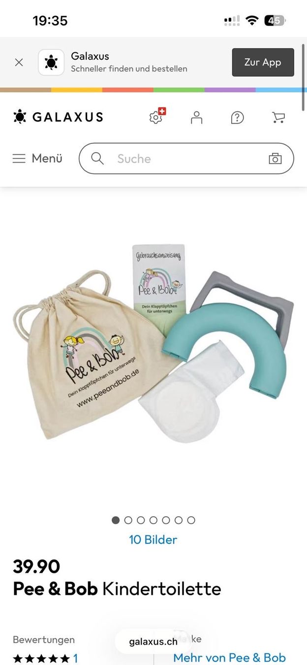 WC: Pee & Bob Kindertoilette – Gebraucht aus Bonaduz von Luckymoss 2