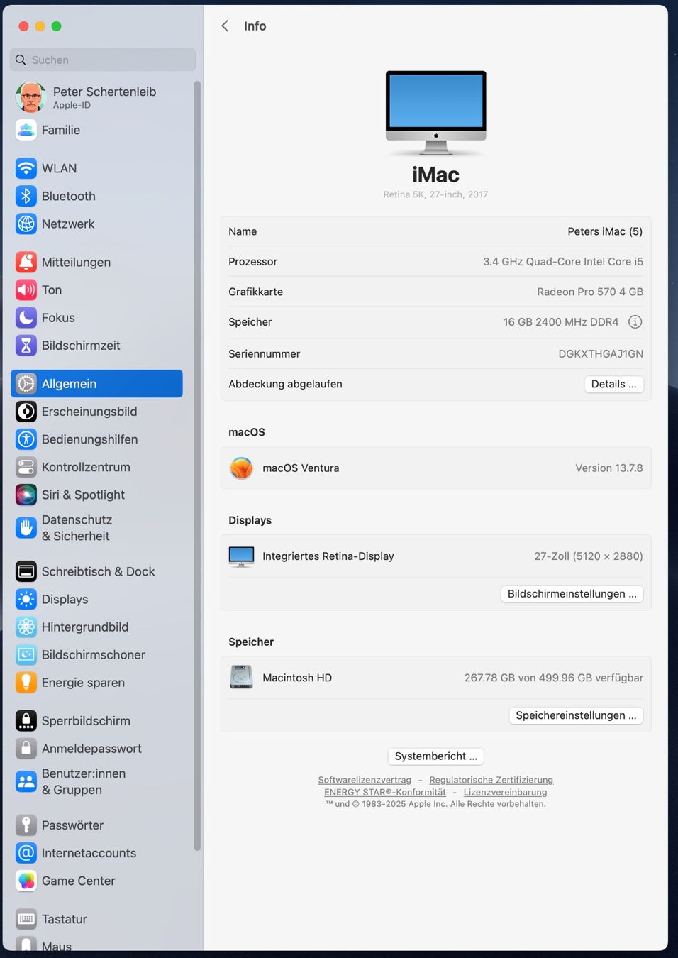 Apple PCs: iMac 27"  5K – Gebraucht aus Embrach von Peschert 1