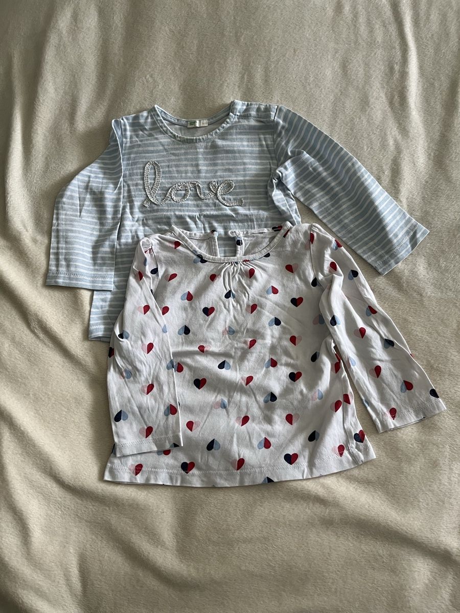 Lotti & Set di vestiti: 2 Langarm Shirts Grösse 68 – Usato da Oberkirch LU venduto da AnBa23