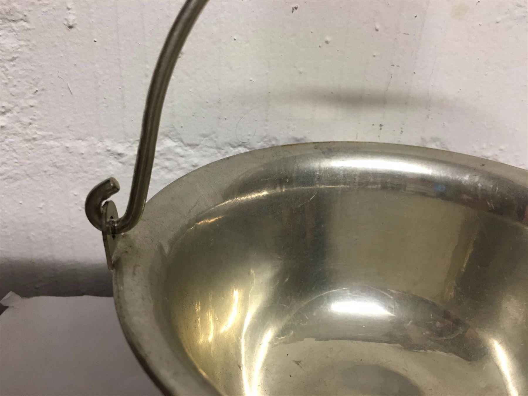 Pentole: Herrliche Silberne Schale mit Haltegriff – Usato da Steinhausen venduto da Super05 3