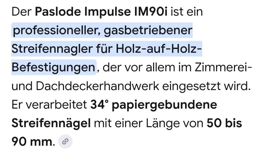 Tutti gli attrezzi: Paslode Impulse Profi Gerät Gas Nagelpistole – Usato da Willisau venduto da Abei 2