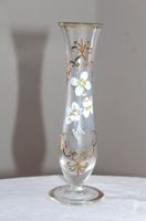 Alte Mundgeblasene Glas Vase,
