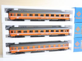 ROCO 3 x SBB lange Personenwagen Nr. 44655/... H0 Neuwertig