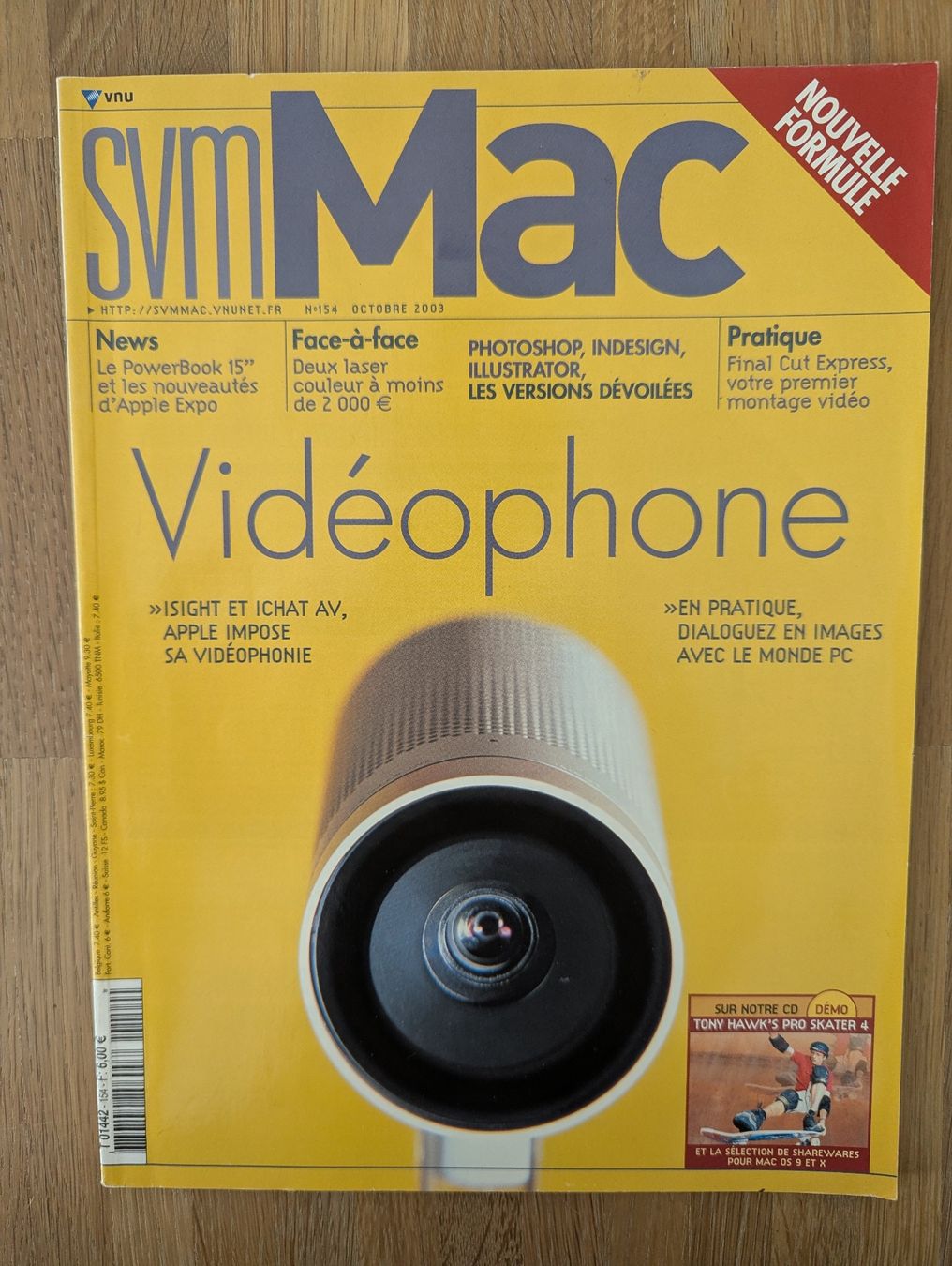 Riviste & Magazine: Magazine SVM Mac - Octobre 2003 - Vidéophonie – Usato da Basel venduto da seewhybee