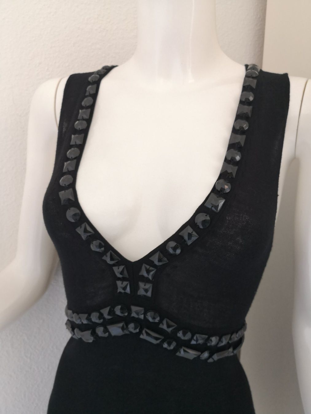 Mango Top: 🤩MANGO SUIT STRICK-TOP SCHWARZ MIT STEINEN – Nuovo (secondo la descrizione) da Olten venduto da Naja-Twins-Twins 7