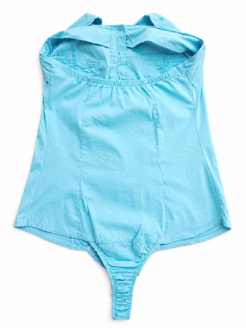 Tops: Hellblauer Body Gr. M mit Kragen – Neuf (Voir description) à Fully par VaneaSelection 3