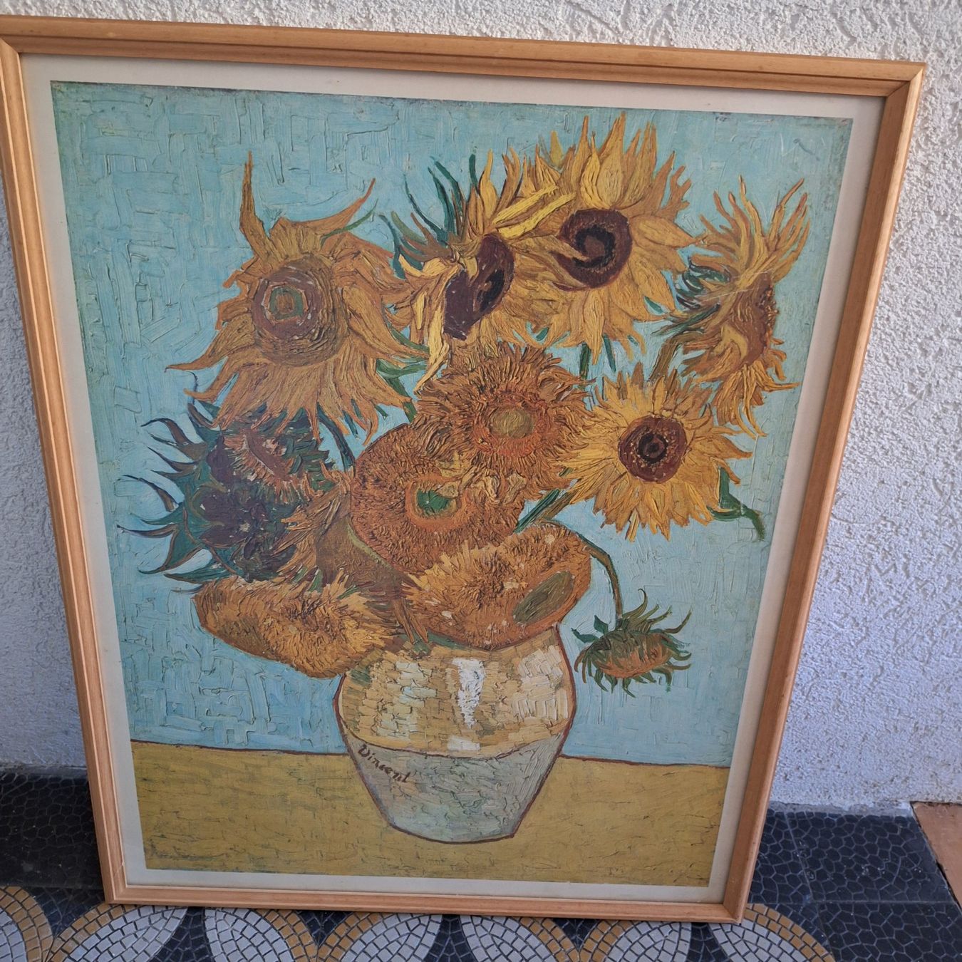 Foto & Immagini: Grösseres, schweres, schönes Bild, Sonnenblumen – Usato da Winterthur venduto da Goldpipau 1