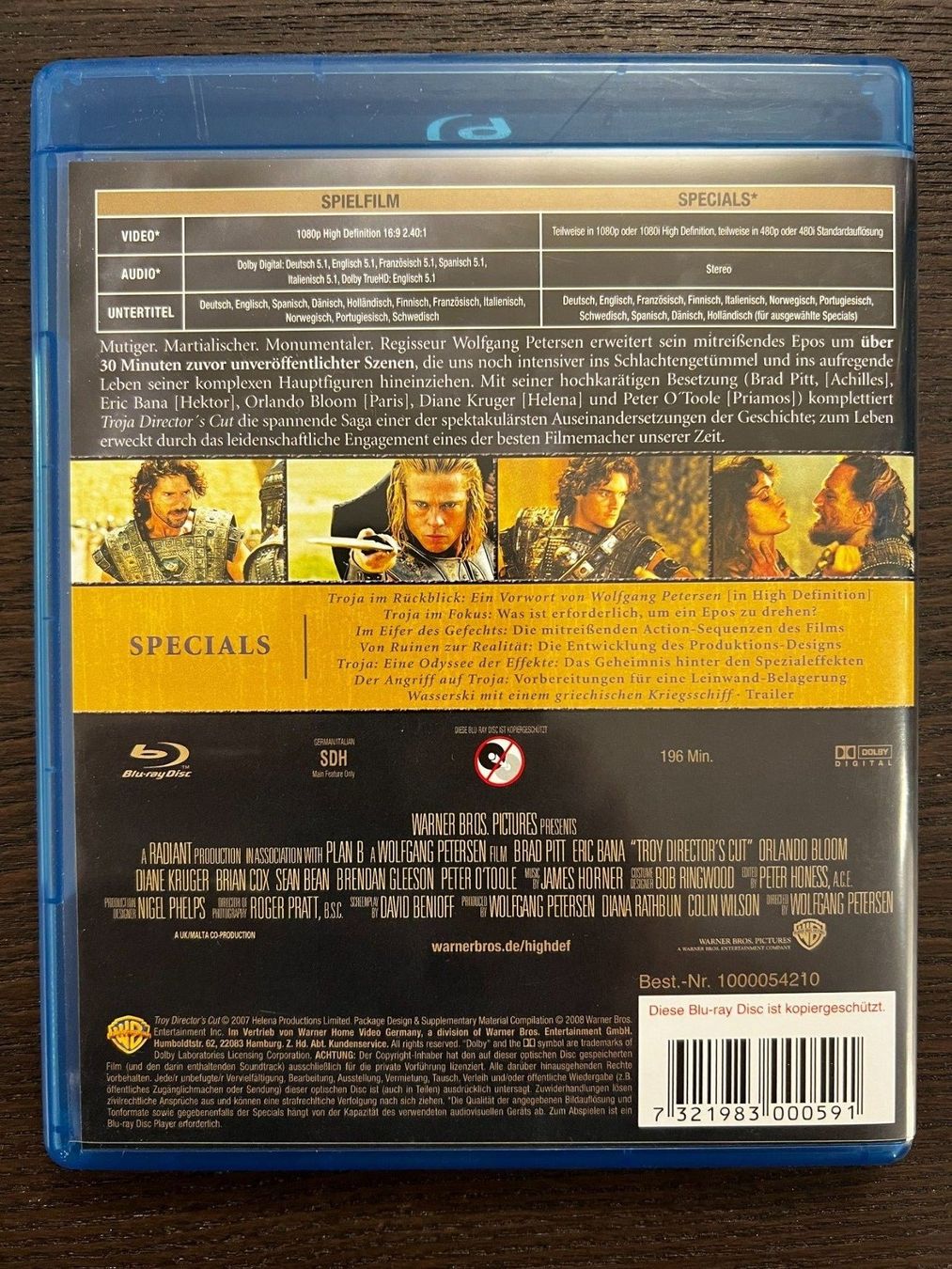 Tous les DVDs: Troja – D'occasion à Zürich par Blu-ray_ZH 1