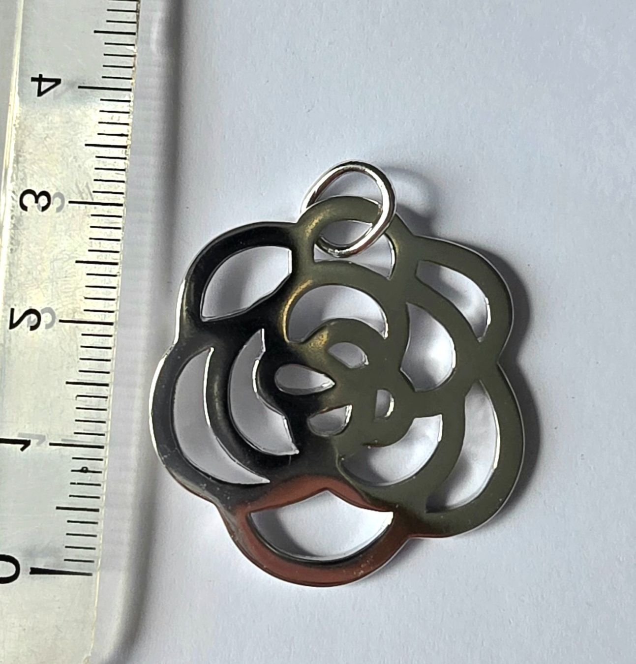Anhänger: Grosse Anhänger Blume Silber 925 – Neu (gemäss Beschreibung) aus Madetswil von triforuz 1
