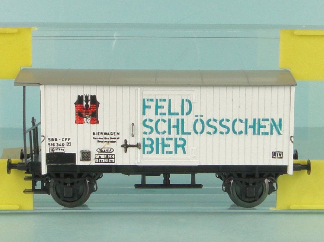 Liliput Modellini di ferrovie: Liliput 249 51 HO SBB Feldschlösschen, NEU – Usato da Bülach venduto da cann11