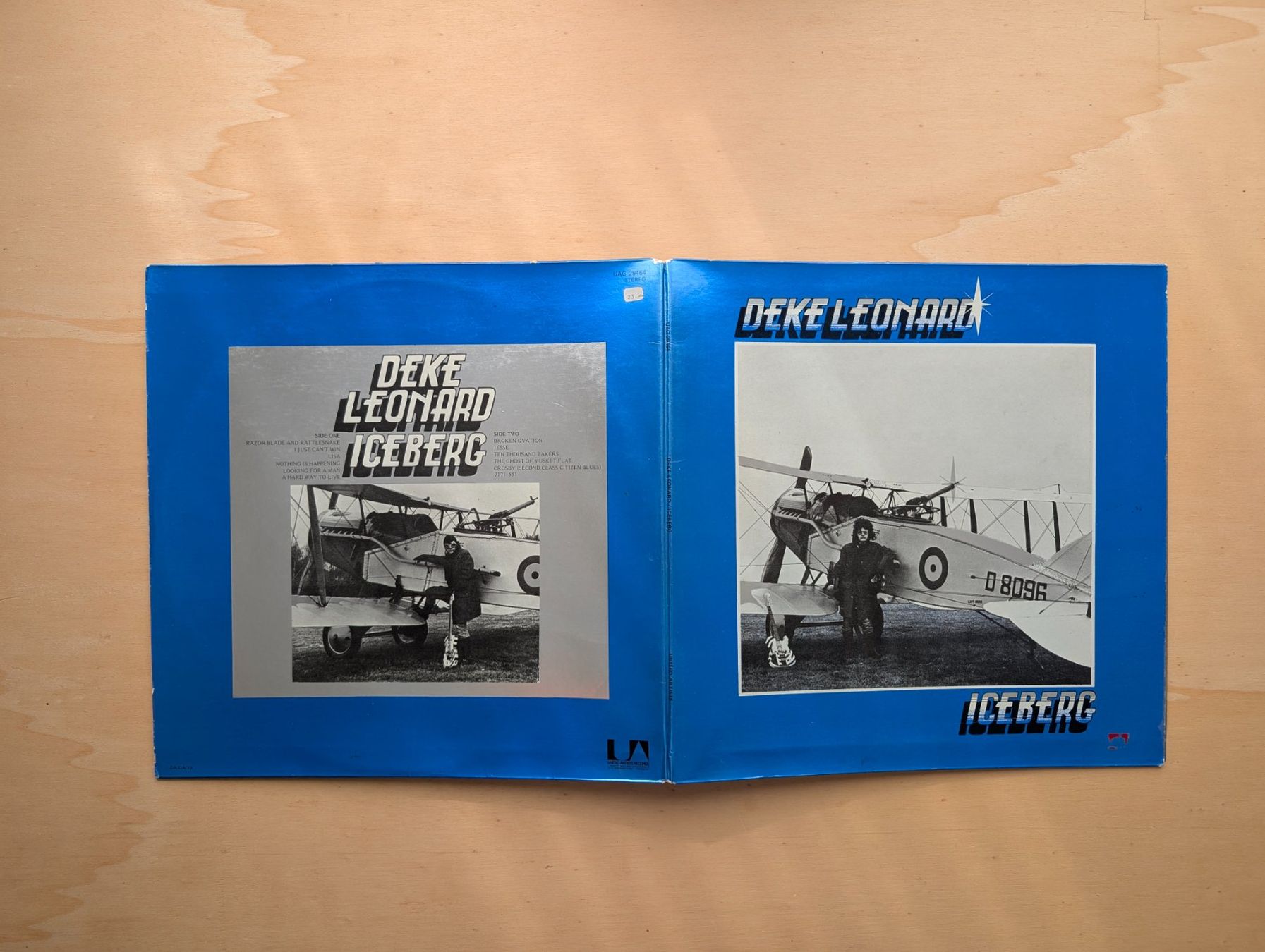 Dischi in vinile: Deke Leonard – Iceberg  UK 73 – Usato da Ebikon venduto da kisuM 2
