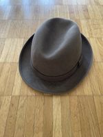 Vintage Fedora Hat Flechet Paris Brown