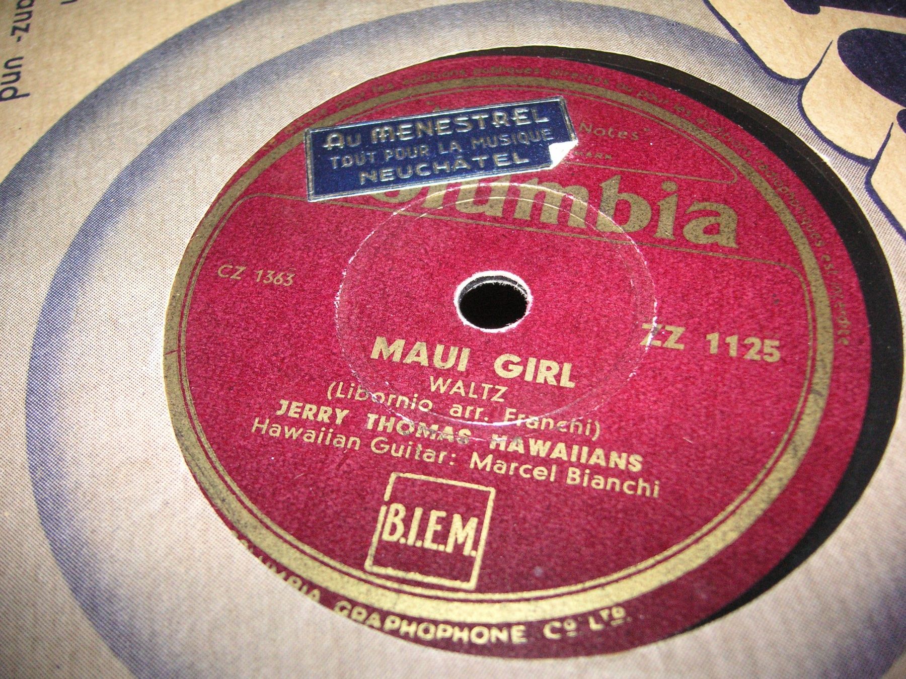 Schallplatten: DISQUES 78 TOURS – Gebraucht aus Lausanne von Leag 8