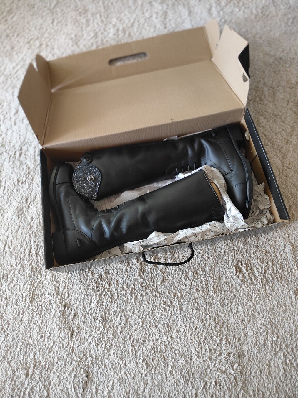 Scarpe da donna: Lederreitstiefel für Damen/Mädchen Gr. 36 – Nuovo (secondo la descrizione) da Frauenfeld venduto da Hnot 3