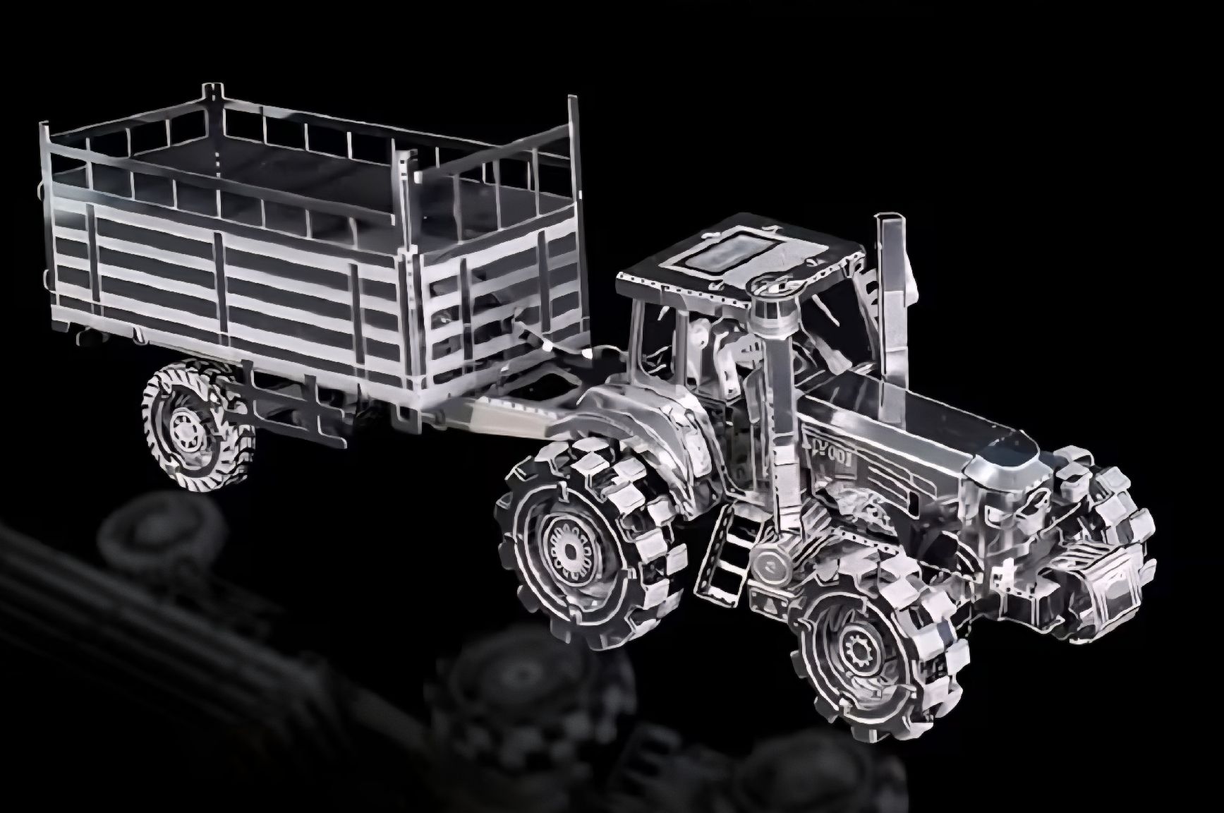 Puzzle: 3D Metallpuzzle Traktor – Nuovo e nell'imballaggio originale da Buchrain venduto da Bachmann79