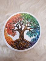 Runder Sticker Lebensbaum🌳/Neu