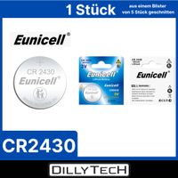 Eunicell CR2430 Knopfzellenbatterie - 1 Stk.