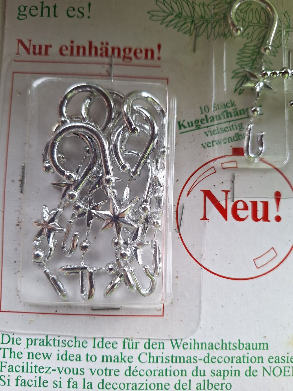Alle Dekorationen: WEIHNACHTSBAUMKUGELN CHRISTBAUMKUGELN - SILBERFARBIG – Neu (gemäss Beschreibung) aus Huttwil von Kunterbuntli 5