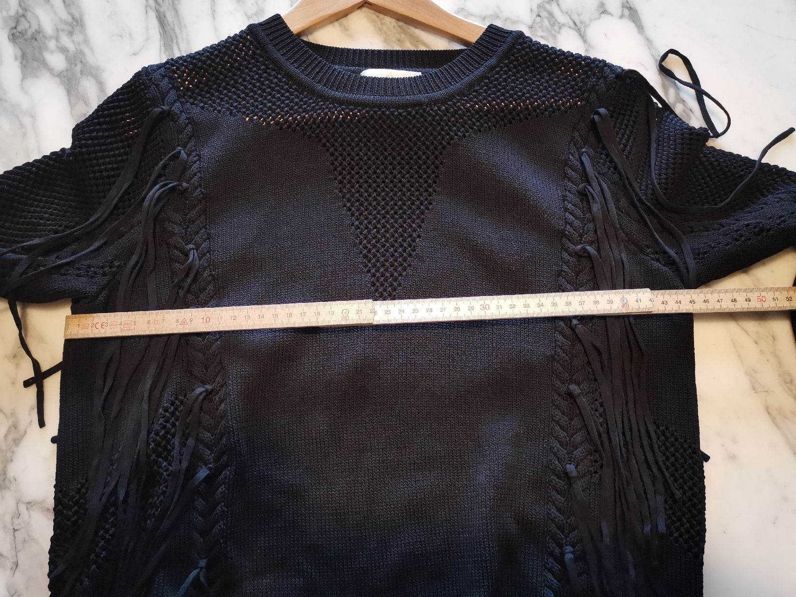 Mankind Pullover & Sweatshirts: 7 for all mankind, Open wave fringe Sweater  – Gebraucht aus Uerikon von pink_flamingo 7