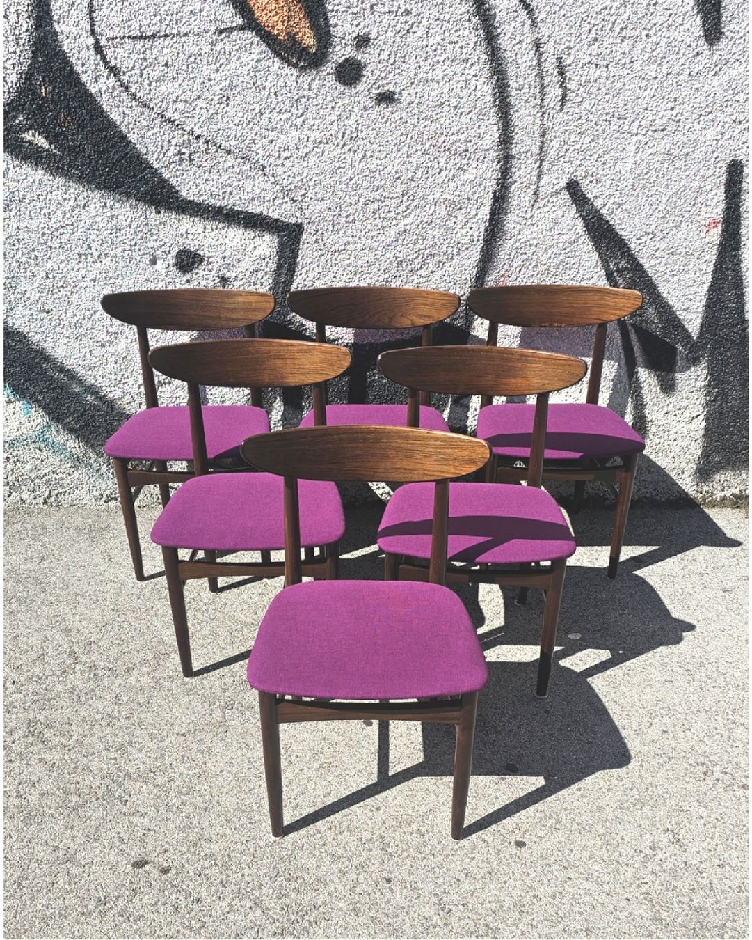 Chaises: 6 chaises Danoises vintage "Dyrlund" – D'occasion à La Chaux-de-Fonds par Saanna 1