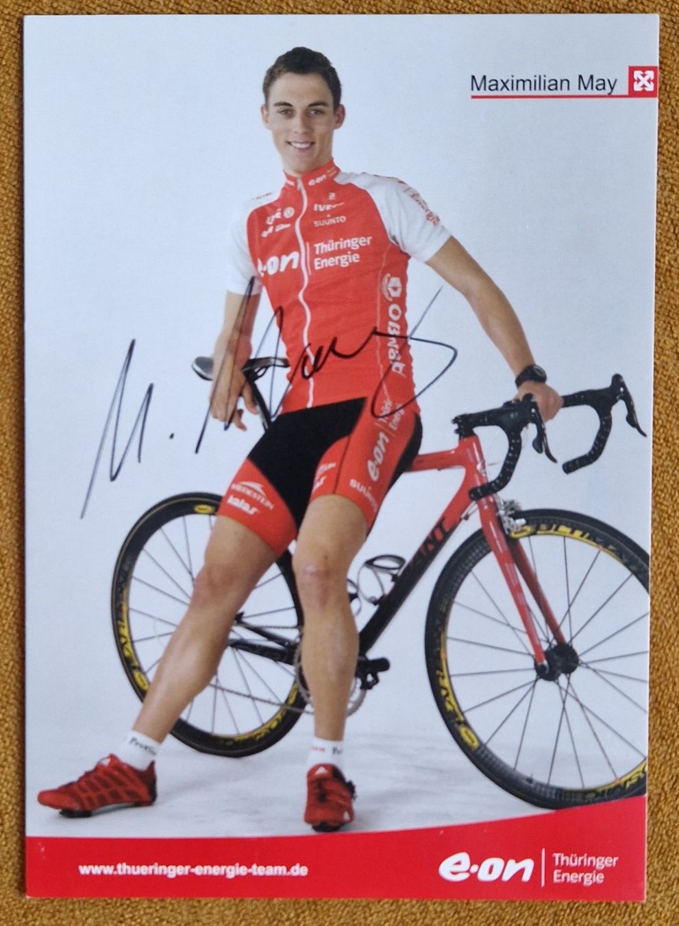 Autografi: Maximilian May - Radsport - handsigniert – Usato da Menziken venduto da Autogramme