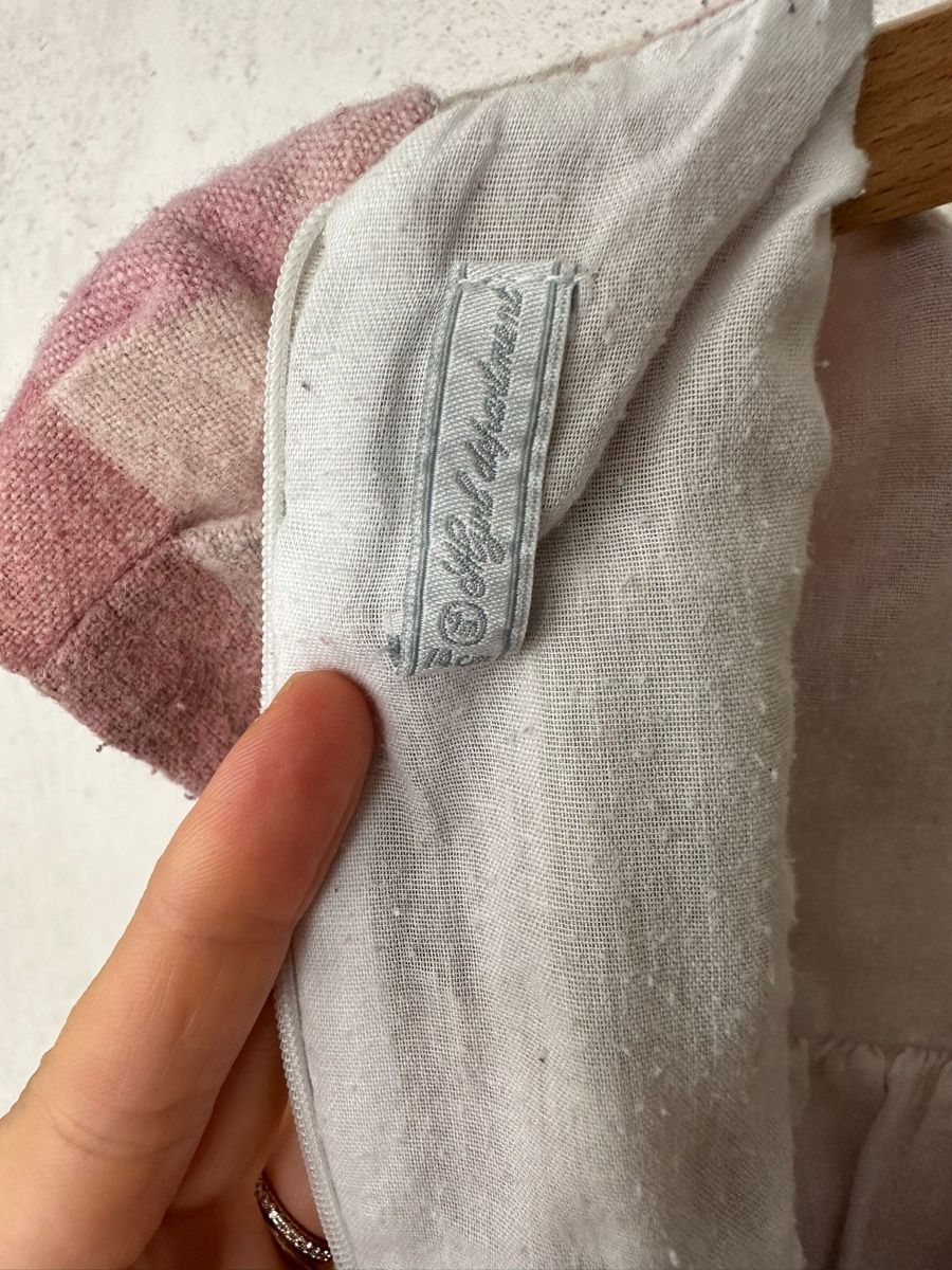 Kostüme: Mayoral Mädchenkleid Gr. 9M rosa Karo Herbst – Gebraucht aus Triboltingen von muehlepark6you 4