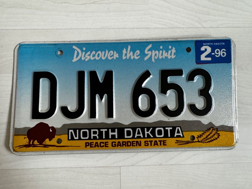 North Dakota Nummernschild (Gebraucht) in Gerlafingen für CHF 25 – mit ...