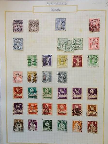 Alle Briefmarken: Lot 212 ab Anfang – Gebraucht aus Bleienbach von Mineral_Antik57