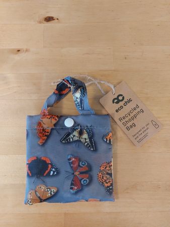 ECO CHIC Einkaufstasche Schmetterlinge 56x38x10cm