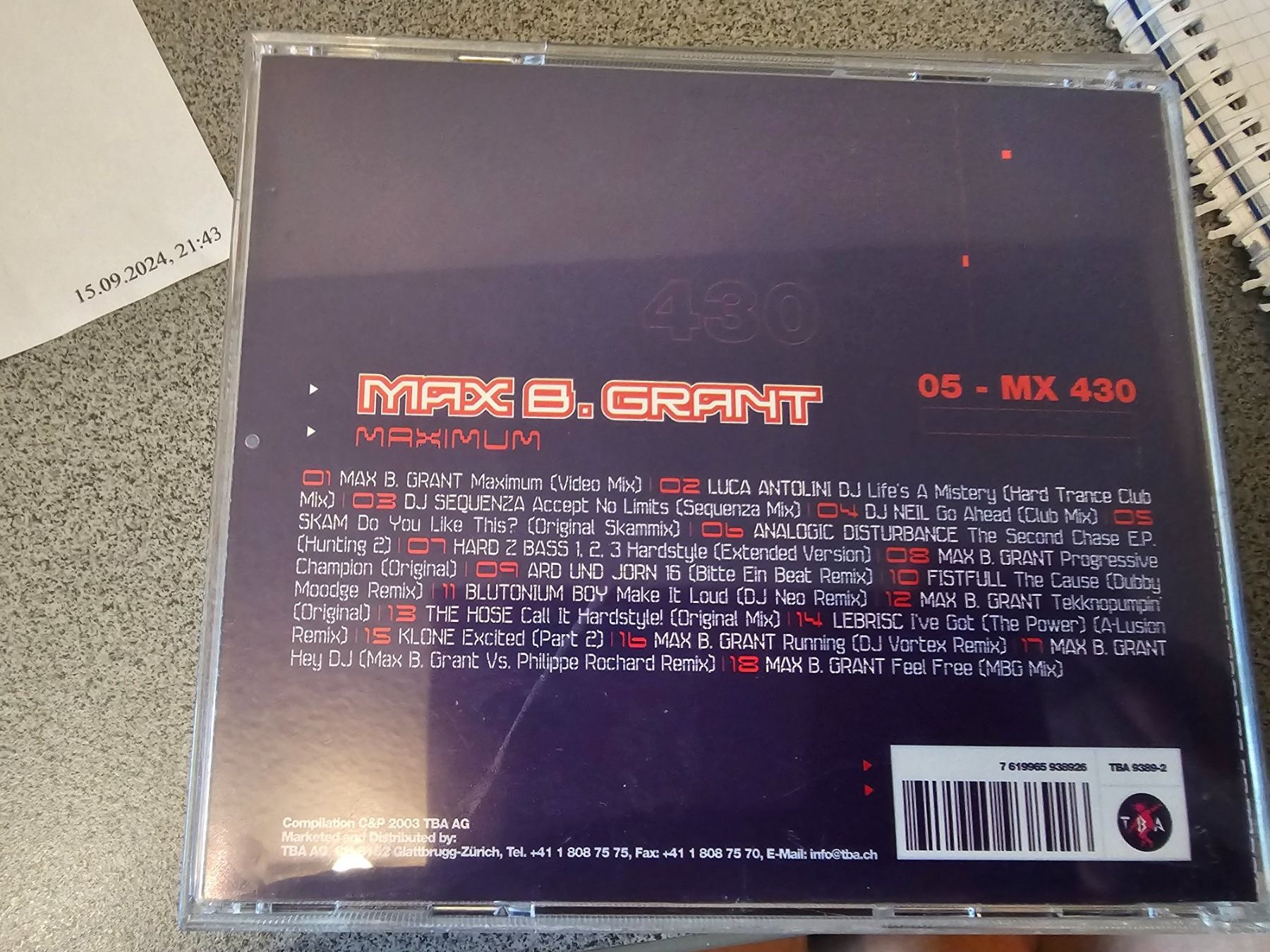 CDs: Max B Grant-Maximum/DJ/Streetparade – D'occasion à Bremgarten AG par musiccollector 1