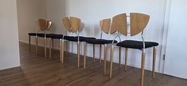 Sechs Esszimmerstühle (Six dining room chairs)