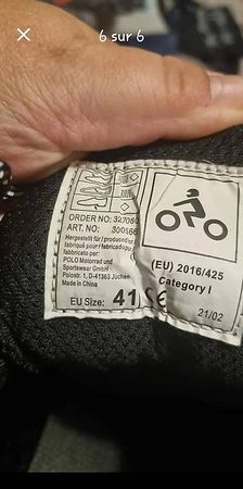 Blouson moto DXR avec doublure, gants, bottes...