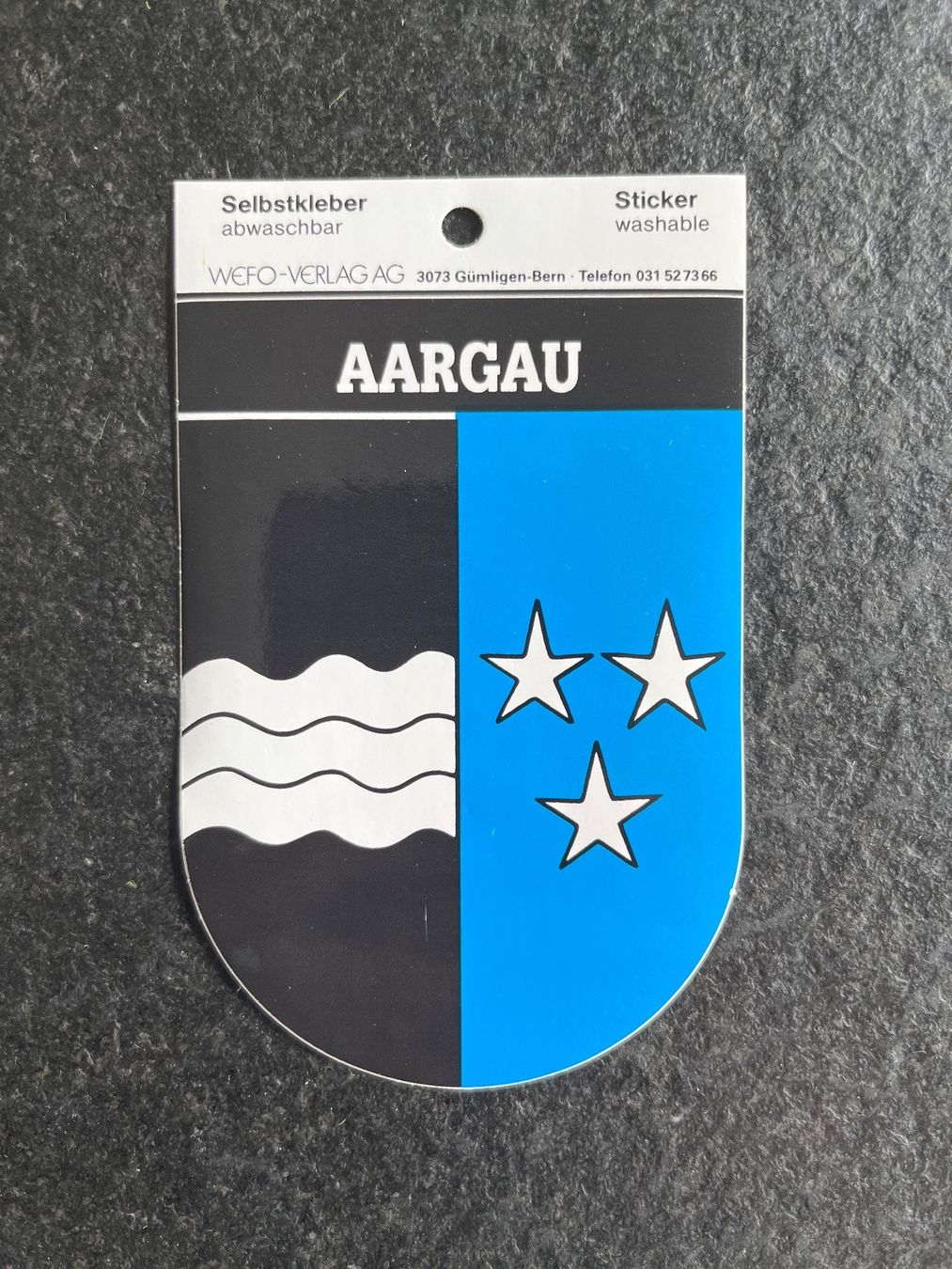 Aufkleber: Wappenkleber Aargau – Neu (gemäss Beschreibung) aus Spiez von Fridu99
