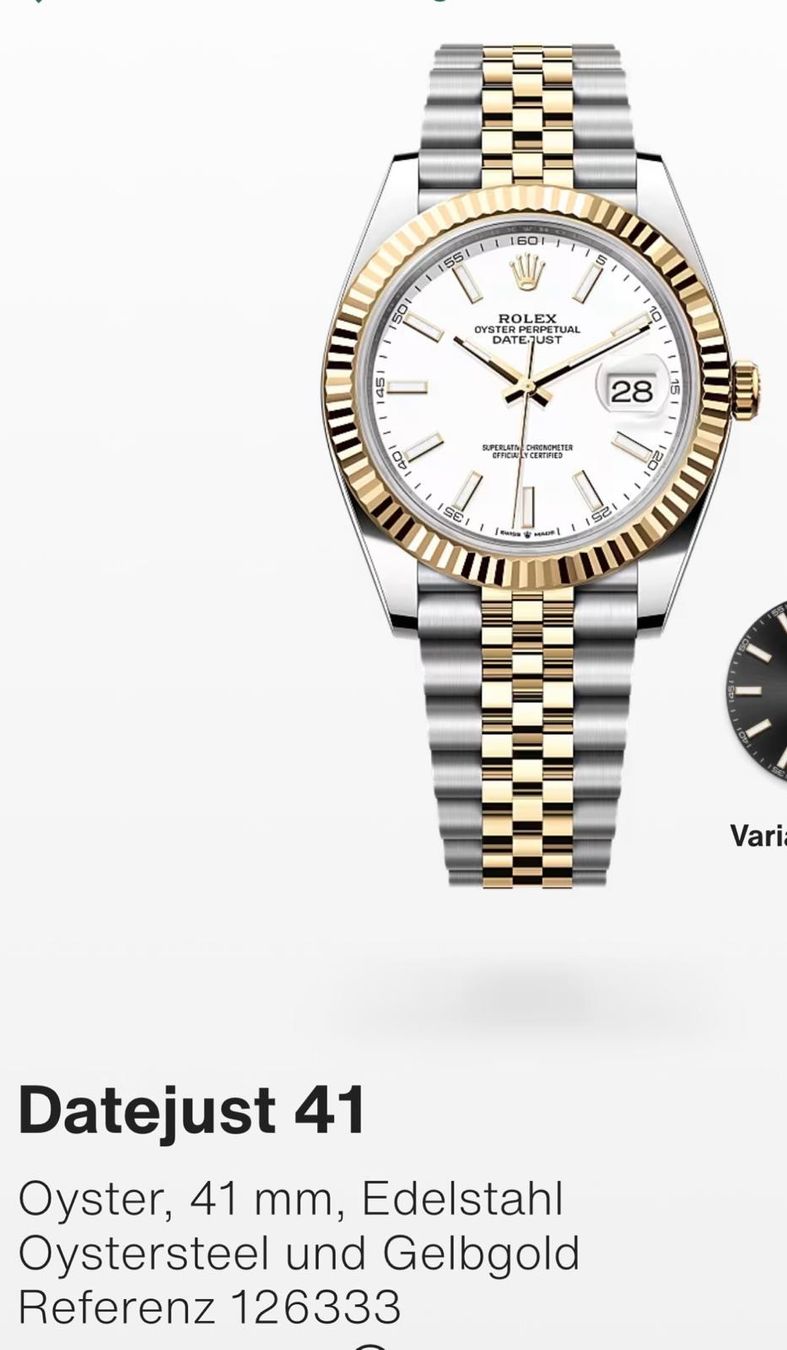 Rolex Orologi: Rolex Datejust 41 mm / Ref. 126333 – Nuovo (secondo la descrizione) da Dübendorf venduto da Daniel_6m5g 1