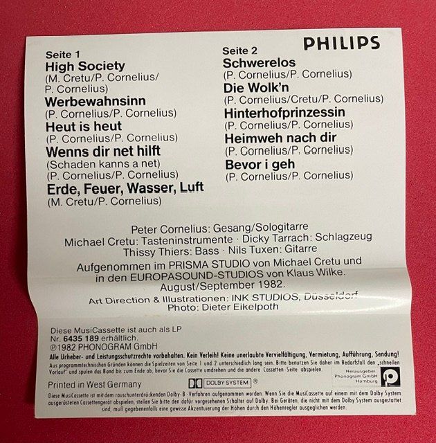 Musicassette: Musikkassette von Peter Cornelius – Usato da Oberrieden venduto da Ket25 2