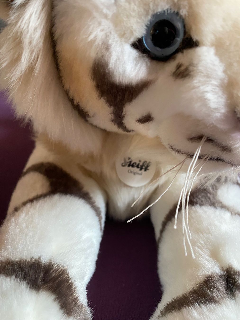 Steiff Giocattoli: Steiff Bharat weisser Tiger – Usato da Neuenhof venduto da v_trin 5