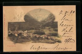 Pontresina, Gesamtansicht mit Blick ins 