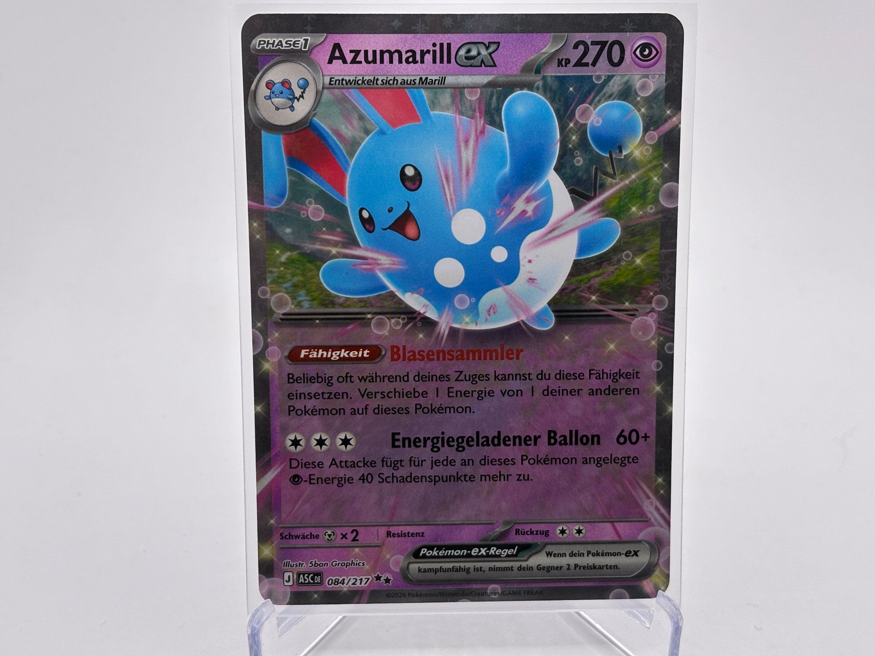 Pokémon Carte collezionabili: Erhabene Helden - Azumarill ex  (ASC 84) - DE – Nuovo (secondo la descrizione) da Allschwil venduto da Bullach