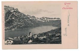 Gruss aus Obstalden, gelaufen 1901