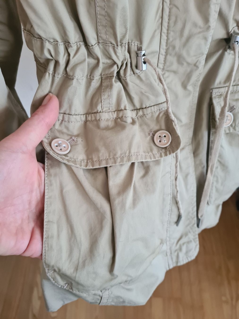 Esprit Giacche: Esprit, Trench Jacke, beige, gr. 36 – Usato da Steinhausen venduto da MilaB 3